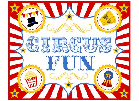 Retro Circus Party Printables Free Download Catch My Party