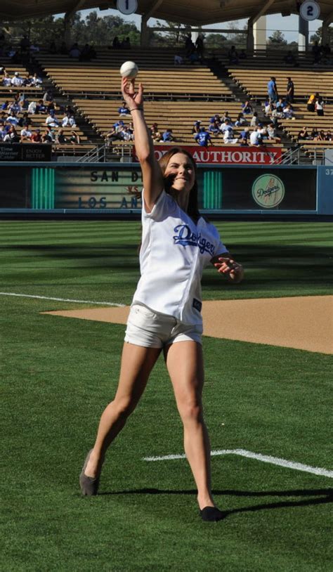 Mckayla Maroney Leggy Candids At The Dodgers Game Gotceleb