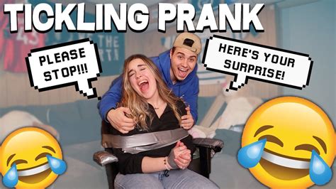 tickling prank on my girlfriend hilarious youtube