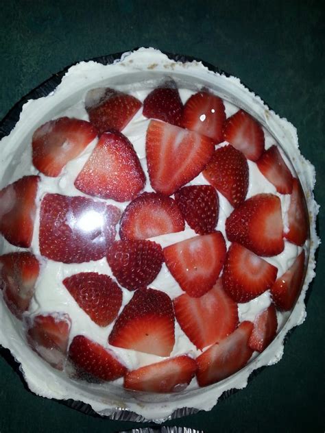 Strawberries And Cream Pie