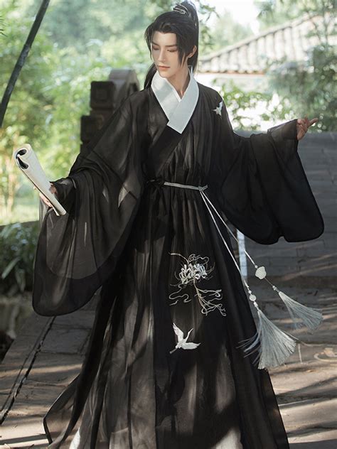 Traditional Chinese Clothing Male Cosplay Black Hanfu Dress Fashion Hanfu