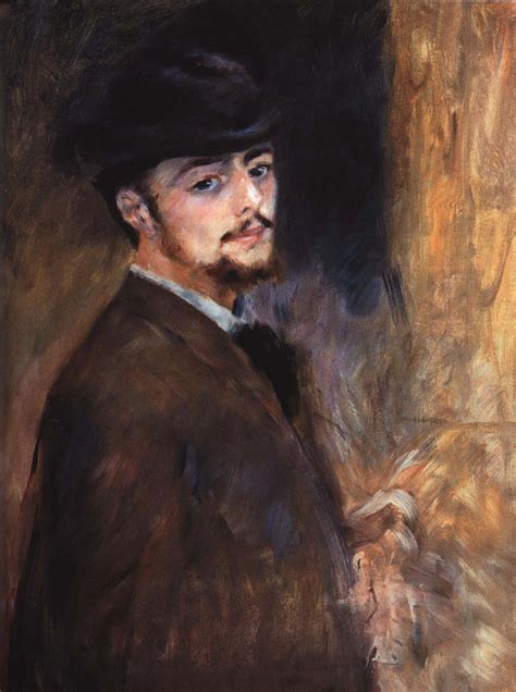 Self Portrait Painting Pierre Auguste Renoir Oil Paintings
