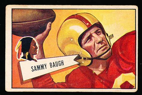 Lot Detail 1952 Bowman Large Football 30 Sammy Baugh Redskins