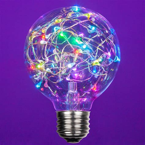 G80 Color Change Rgb Ledimagine Tm Fairy Light Bulb