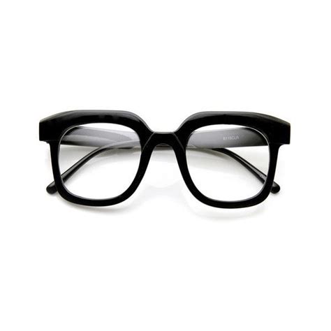 Hipster Indie Retro Bold Thick Nerd Geek Clear Lens Glasses 9305 9 99 Liked On Polyvore
