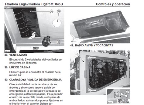 TIGERCAT 845B TALADORA ENGAVILLADORA MANUAL DE OPERACIÓN PDF DOWNLOAD