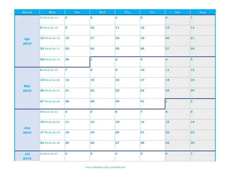 Blank Calendar No Dates Example Calendar Printable Blank Printable Calendar With No Dates