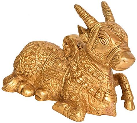 Buy Nandi The Vehicle Of Lord Shiva Brass Statue Online At Lowest