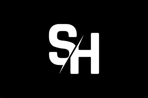 Monogram Sh Logo Design Graphic By Greenlines Studios · Creative Fabrica