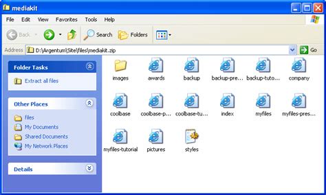 Windows Xp Compressed Zipped Folders Zip Files