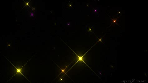 Блог Колибри Animation Blinking And Flashes Of Stars Background 