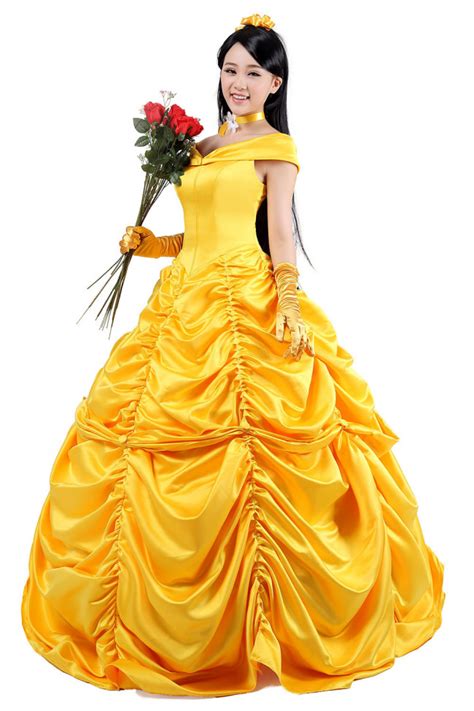Disney Belle Princess Cosplay Outfit For Children And