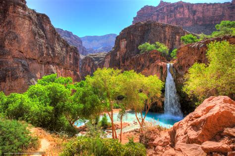 Tlcharger Fond Decran Chutes Havasu Grand Canyon Arizona Usa Fonds