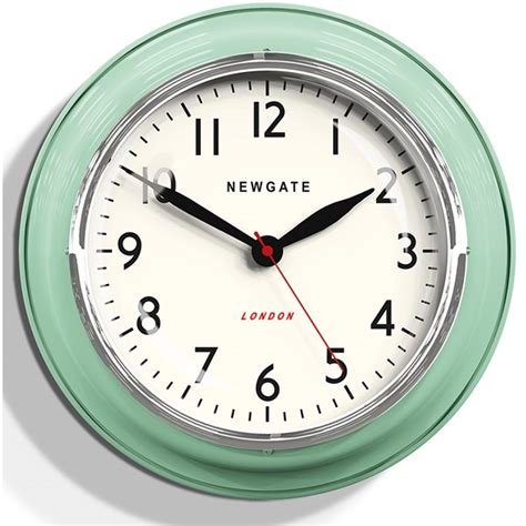 Newgate Cookhouse Wall Clock In Green Newgate Clocks Cuckooland