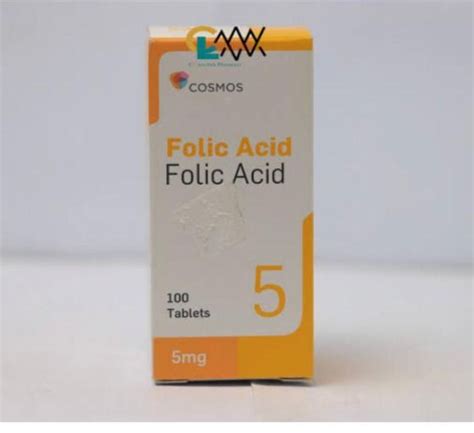 Folic Acid 5mg Tabs 100s Aster Pharmacy