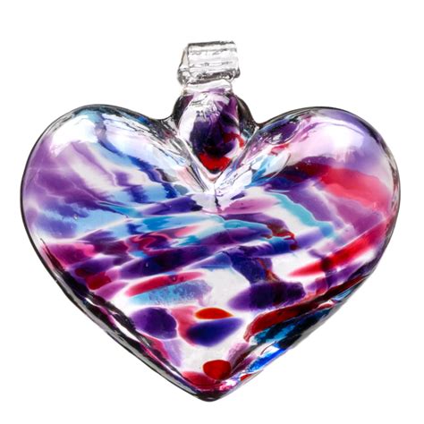 Multi Hearts - Kitras Art Glass