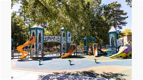 Woodland Hills Elementary - Castle-themed School Playground
