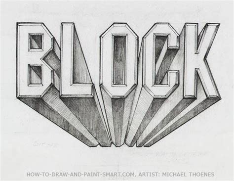 3d printing has evolved over time and revolutionized many businesses along the way. Draw 3D Block Letters | Block lettering, How to draw ...