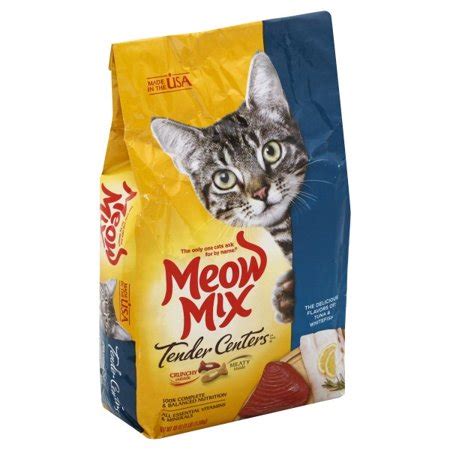 This can occur if the cat has a bad experience — like a tummy ailment — after eating. Meow Mix Tender Centers Tuna & Whitefish Flavor Cat Food ...