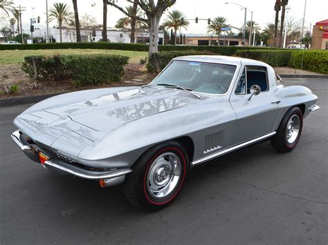 Featured Corvette 1967 Numbers Matching Silver Pearl L79 Corvette