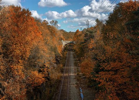 Railroad To Autumn Photograph By Irena Kazatsker Fine Art America