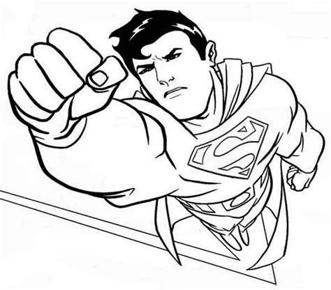 Gambar Gambar Mewarnai Superman Lembar Sketsa Pahlawan Rebanas Di Images