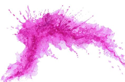 Pink Splash Watercolor Background For Textures Backgrounds And Web