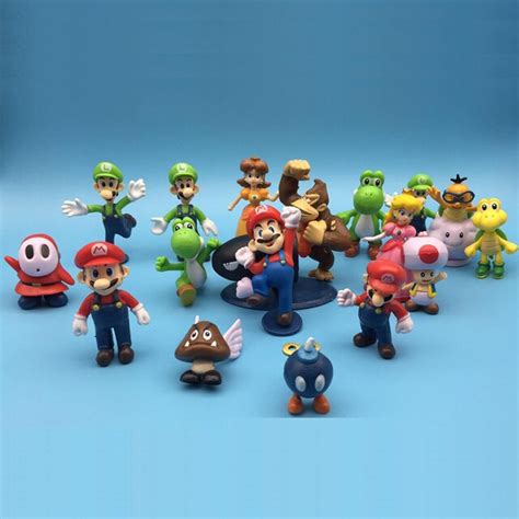 Super Mario Bros Birthday Present Game Of Action Figures Kids Boys Toys