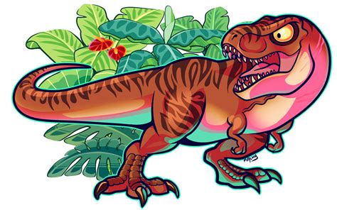 Jurassic World Tumblr Arte Com Tema De Dinossauro Ilustração De