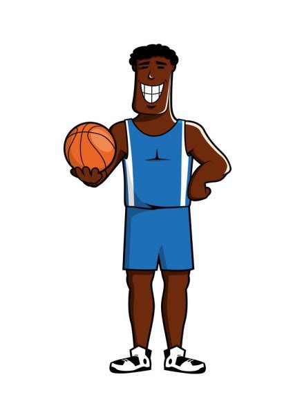 Cartoon Basketball Player Stock Vector Image By ©rivansyamseller 101173704