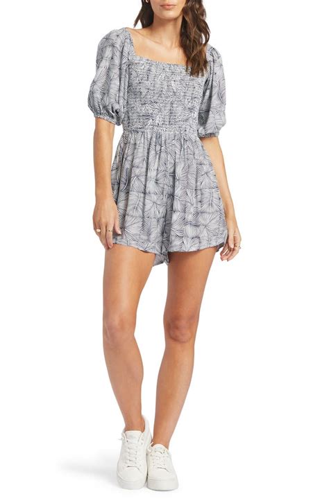 Roxy Barefoot Babe Smocked Romper Nordstrom