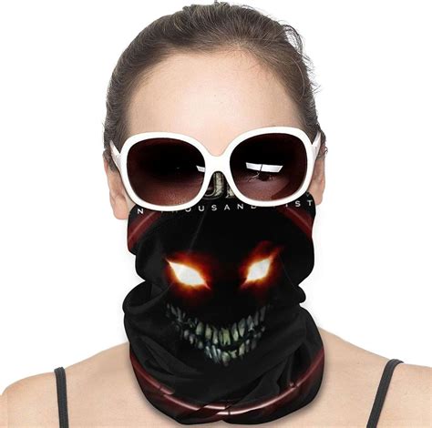 Disturbed Unisex Lightweight Facial Scarffull Face Mask Uv Protection