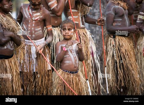 Australien Queensland Laura Lockhart River Tänzer Beim Laura Aboriginal Dance Festival