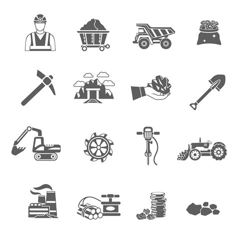 Mining Symbols Clip Art