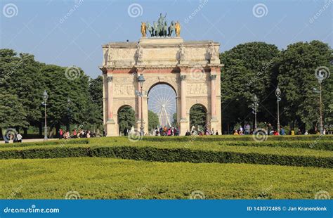 Arc De Triomphe Du Carrousel In In Paris France Editorial Image
