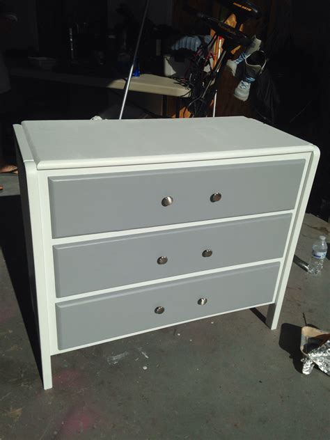Refinished Dresser Turned Into Soon To Be Baby Changing Table Dresser