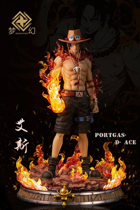 11 And 15 Scale Portgas·d· Ace One Piece Resin Statue Dream Studios