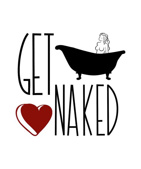 Get Naked Funny Shower Graphic Design Digital Art By Mounir Khalfouf