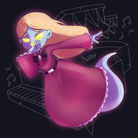 A Drawing Of Melody The Beautiful Pianist The Portrait Ghosts Need More Fanart Rluigismansion
