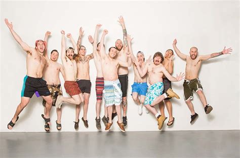 Swim Fans Modcloths Men Show Their Support Of Our Body Positive Pool Party Story By Modcloth
