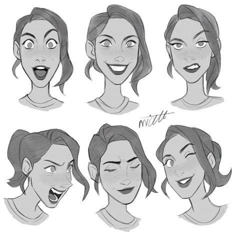 Facial Expressions By Miacat Cartoon Faces Expressions Facial Expressions Drawing Drawing