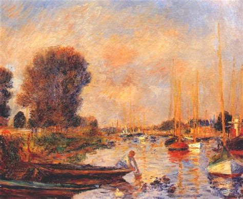 The Seine At Argenteuil 1888 Pierre Auguste Renoir