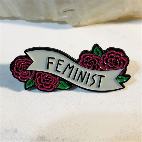 feminist pin hollyday
