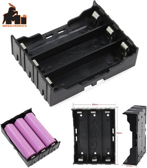 3s 18650 Battery Holder Case With Pin 12v Storage
