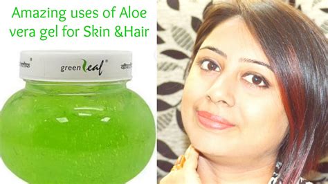 Provides repairing antioxidants and reduces inflammation. Best Uses of Aloe vera gel for SKIN and HAIR (HINDI) - YouTube