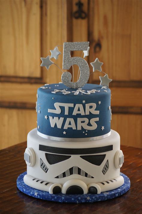 Fondant Star Wars Storm Trooper Birthday Cake Star Wars Birthday Cake
