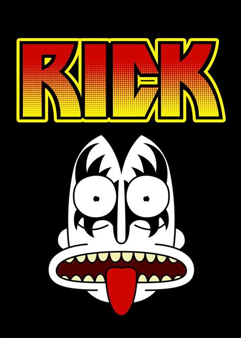 An Image Of A Cartoon Character With The Word Kick On Its Face And Tongue
