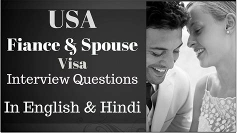Our primary goal is to help you reunite in the usa with your loved or, if it makes you more comfortable, as an experienced fiance visa, fiancee visa and cr1 spousal visa immigration consultant, i'm here to help. USA Spouse / Fiance (K1) Visa Interview questions In ...