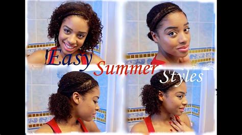 Our professional hair stylists have arranged the hairstyles into categories such as casual, pixie and bob, and in she is embracing her natural hair texture and we are so glad that she is doing this. Easy Quick Summer Natural Hairstyles! - YouTube