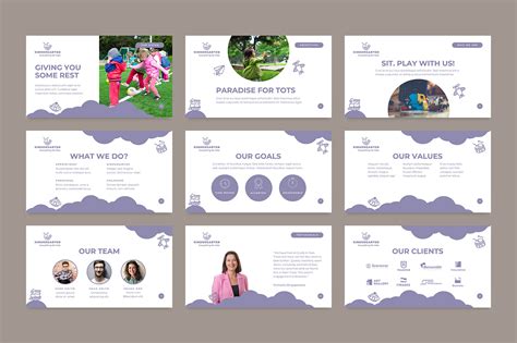 Kindergarten Powerpoint Presentation Template On Behance